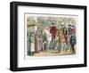 Henry V of England and Charles VI of France Enter Paris after the Treaty of Troyes-null-Framed Art Print