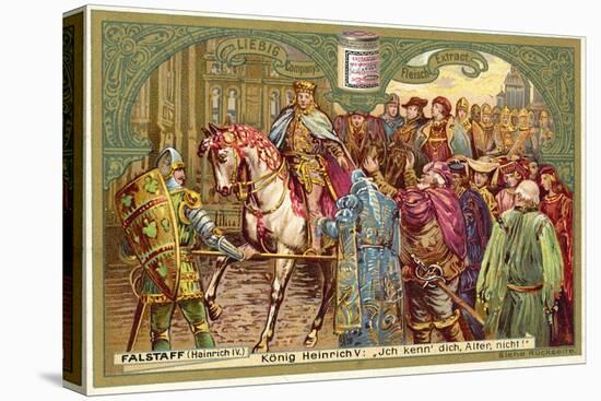 Henry V Rejects Falstaff-null-Stretched Canvas