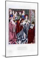 Henry VI and His Court, Mid-15th Century-Henry Shaw-Mounted Giclee Print