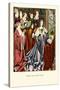 Henry VI and His Court-H. Shaw-Stretched Canvas