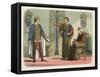 Henry VI and the Dukes of York and Somerset-James William Edmund Doyle-Framed Stretched Canvas