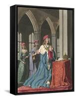 Henry VI at Devotions-Charles Hamilton Smith-Framed Stretched Canvas