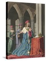 Henry VI at Devotions-Charles Hamilton Smith-Stretched Canvas