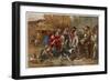 Henry VI, Falstaff Reviews His Ragged Regiment-Sir John Gilbert-Framed Art Print