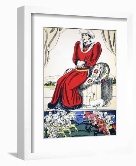 Henry VI, King of England from 1422-1461 and 1470-1471, (1932)-Rosalind Thornycroft-Framed Giclee Print