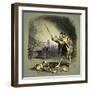 Henry VI part III by Shakespeare-John Gilbert-Framed Giclee Print