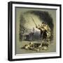 Henry VI part III by Shakespeare-John Gilbert-Framed Giclee Print