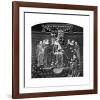 Henry VI Presenting a Sword to John Talbot, Earl of Salisbury, C1445-null-Framed Giclee Print