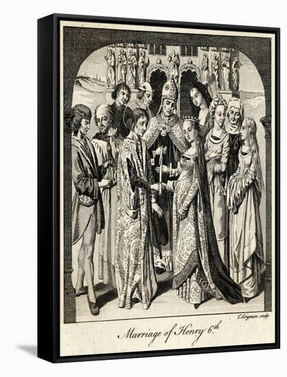 Henry VI Wedding-C. Grignion-Framed Stretched Canvas
