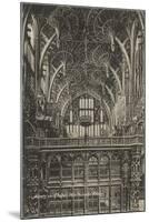 Henry VII Chapel, Westminster Abbey, London, England-null-Mounted Art Print