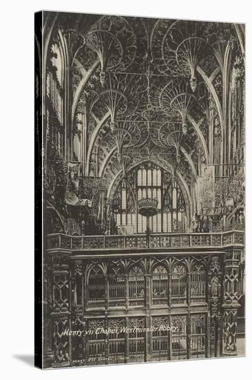 Henry VII Chapel, Westminster Abbey, London, England-null-Stretched Canvas