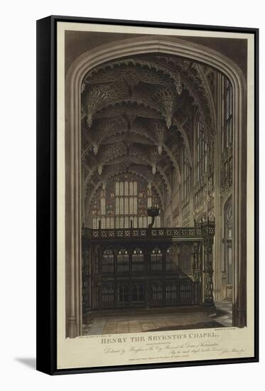 Henry VII Chapel, Westminster Abbey, London-Joseph Constantine Stadler-Framed Stretched Canvas