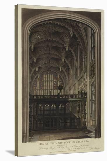Henry VII Chapel, Westminster Abbey, London-Joseph Constantine Stadler-Stretched Canvas