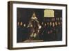 Henry VII & His Barber Surgeons-Hans Holbein the Younger-Framed Premium Giclee Print