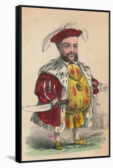 'Henry VIII', 1856-Alfred Crowquill-Framed Stretched Canvas