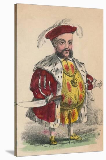 'Henry VIII', 1856-Alfred Crowquill-Stretched Canvas