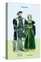 Henry VIII and Ann of Cleeves-Richard Brown-Stretched Canvas