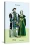 Henry VIII and Ann of Cleeves-Richard Brown-Stretched Canvas