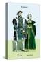 Henry VIII and Ann of Cleeves-Richard Brown-Stretched Canvas