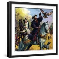 Henry Viii and Anne Boleyn-McConnell-Framed Giclee Print