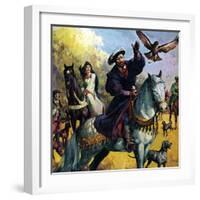 Henry Viii and Anne Boleyn-McConnell-Framed Giclee Print