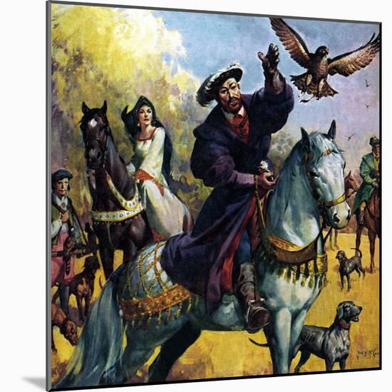 Henry Viii and Anne Boleyn-McConnell-Mounted Giclee Print