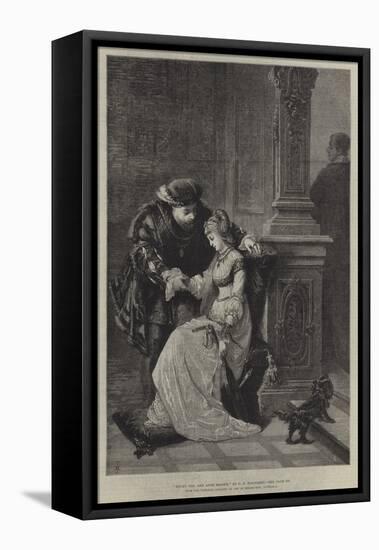 Henry VIII, and Anne Boleyn-George Frederick Folingsby-Framed Stretched Canvas