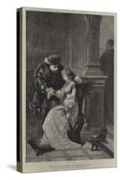 Henry VIII, and Anne Boleyn-George Frederick Folingsby-Stretched Canvas