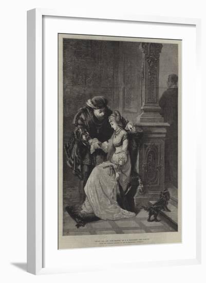 Henry VIII, and Anne Boleyn-George Frederick Folingsby-Framed Giclee Print