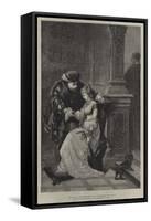 Henry VIII, and Anne Boleyn-George Frederick Folingsby-Framed Stretched Canvas