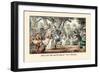 Henry VIII and His Queen Out A'maying-John Leech-Framed Art Print