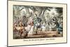 Henry VIII and His Queen Out A'maying-John Leech-Mounted Art Print