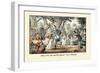 Henry VIII and His Queen Out A'maying-John Leech-Framed Art Print