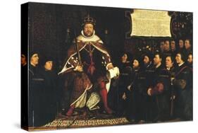 Henry Viii and the Barber Surgeons; Royal College of Surgeons-Hans Holbein the Younger-Stretched Canvas