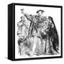 Henry VIII by William Shakespeare-John Gilbert-Framed Stretched Canvas
