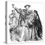 Henry VIII by William Shakespeare-John Gilbert-Stretched Canvas