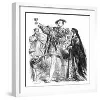 Henry VIII by William Shakespeare-John Gilbert-Framed Giclee Print