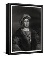 Henry VIII, King of England and Ireland, 19th Century-W Holl-Framed Stretched Canvas