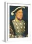 Henry Viii, King of England-Hans Holbein the Younger-Framed Art Print