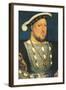 Henry Viii, King of England-Hans Holbein the Younger-Framed Art Print