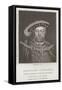 Henry VIII King of England-Hans Holbein the Younger-Framed Stretched Canvas