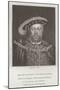 Henry VIII King of England-Hans Holbein the Younger-Mounted Giclee Print