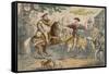 Henry Viii, Meeting Francis I, 1850-John Leech-Framed Stretched Canvas