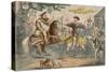Henry Viii, Meeting Francis I, 1850-John Leech-Stretched Canvas