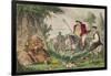 Henry Viii Monk Hunting, 1850-John Leech-Framed Giclee Print