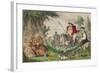 Henry Viii Monk Hunting, 1850-John Leech-Framed Giclee Print