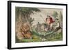 Henry Viii Monk Hunting, 1850-John Leech-Framed Giclee Print