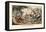 Henry VIII Monk Hunting-John Leech-Framed Stretched Canvas