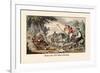 Henry VIII Monk Hunting-John Leech-Framed Premium Giclee Print