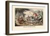 Henry VIII Monk Hunting-John Leech-Framed Art Print